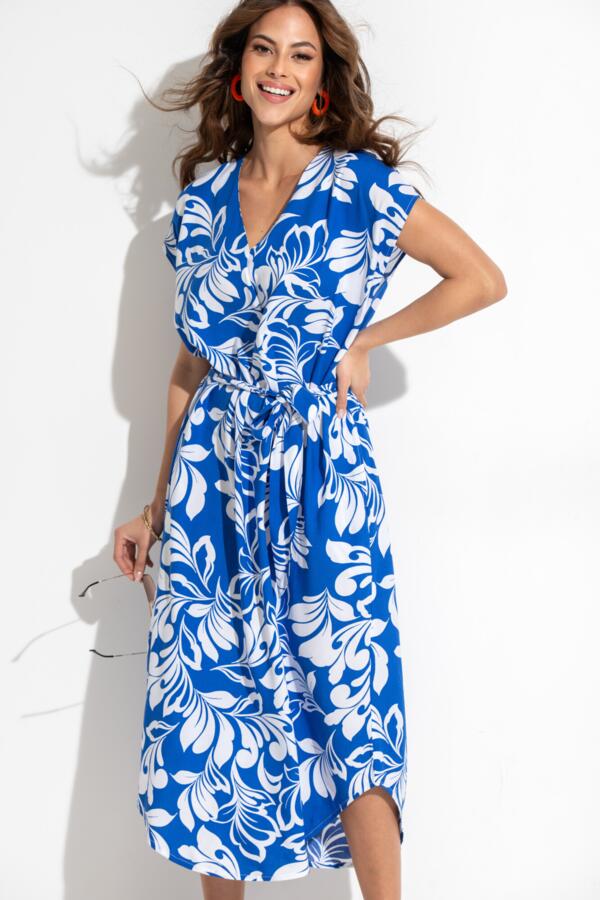 Belted Beach Kaftan Dress