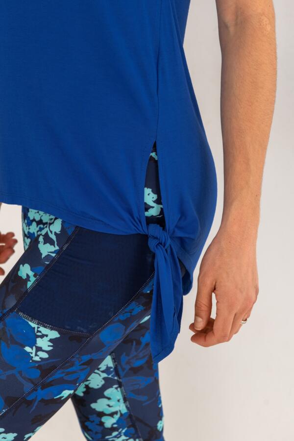 Energy Tie Side Short Sleeve Yoga Top