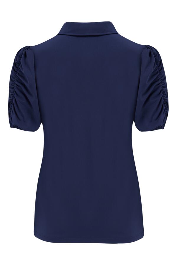 Jodie Fuller Bust Slinky Stretch Half Button Top