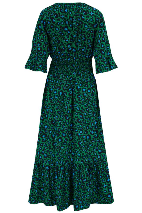 Carmen Fuller Bust Elasticated Neckline Woven Midaxi Dress