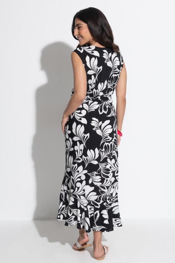 Midaxi Wrap Beach Dress