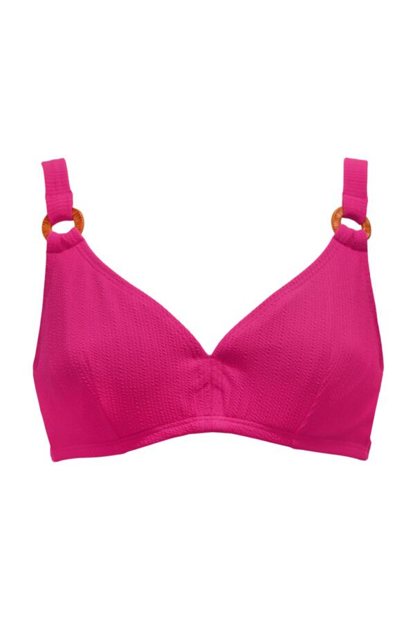 Cali Ribbed Texture Hidden Underwired Bikini Top