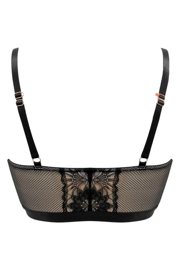 India Gatsby Lace Front Fastening Bralette