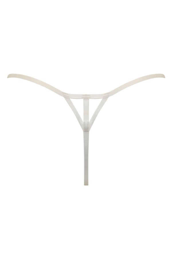 India Bold Floral Embroidery Thong