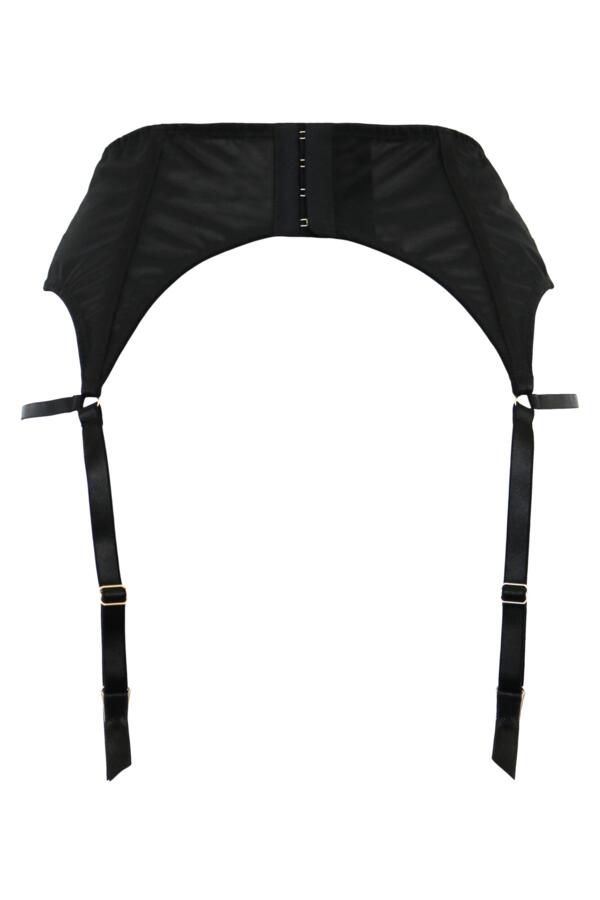 India Bold Floral Embroidery Deep Suspender