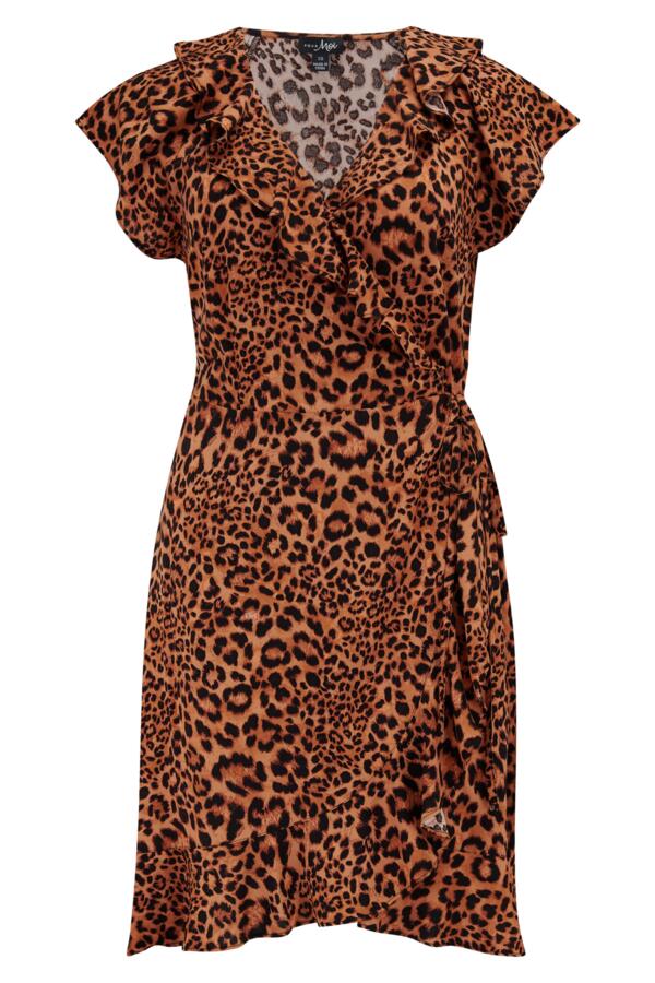 Frill Wrap Beach Dress