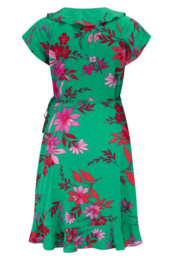 Frill Wrap Beach Dress