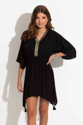 Hot Fix Kaftan - Black