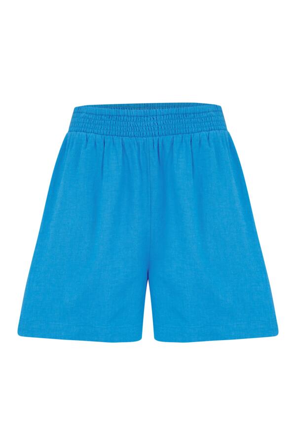 Bree High-Waist Linen Blend Elasticated Co-Ord Short