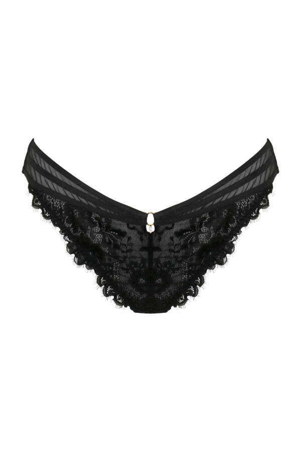 India Eyelash Lace Wild At Heart Brazilian Brief