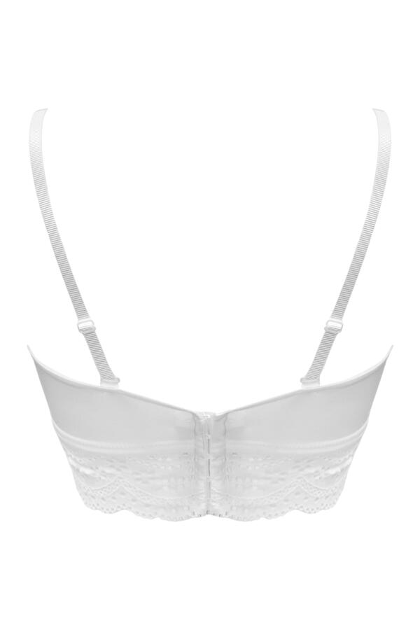 Swoon Broderie Strapless Longline Bra