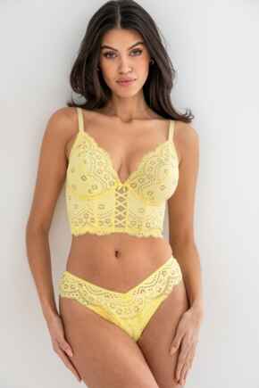 Swoon Bustier Set - Lemon