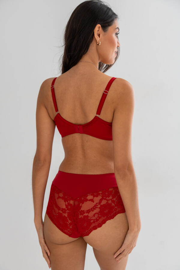 Fleur Non-Padded Underwired Balconette Bra B-J