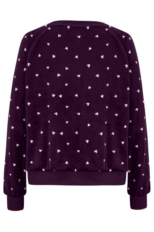 Cosy Fleece Sweatshirt and Jogger Pyjama Set