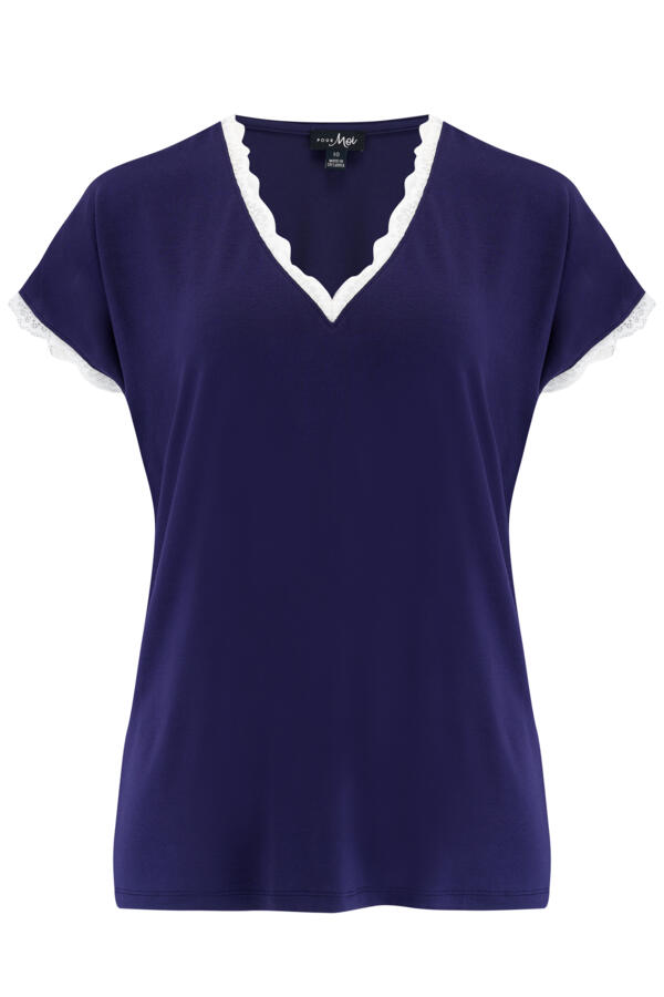 Sofa Loves Lace T-Shirt and Trouser Pyjama Set