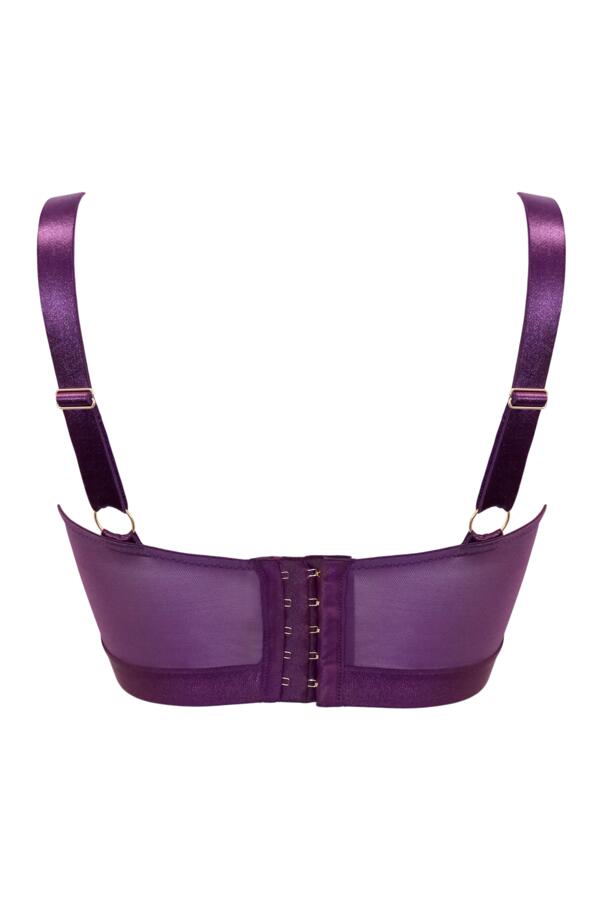 India Embroidery Non Padded Underwired Bustier