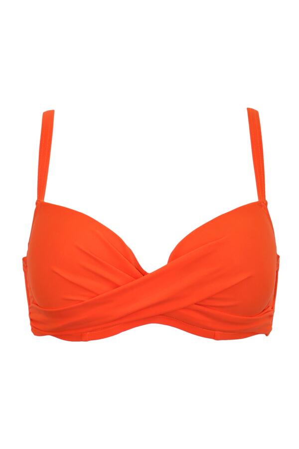 Free Spirit Lightly Padded Underwired Twist Front Bikini Top
