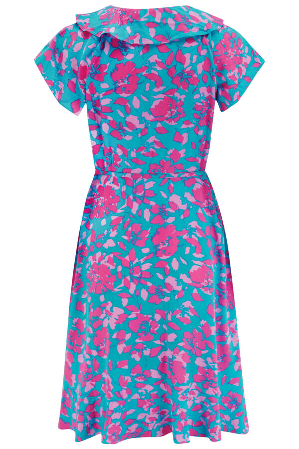 Frill Wrap Beach Dress