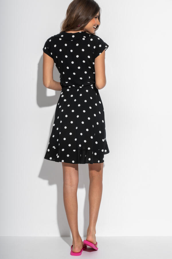 Frill Wrap Beach Dress