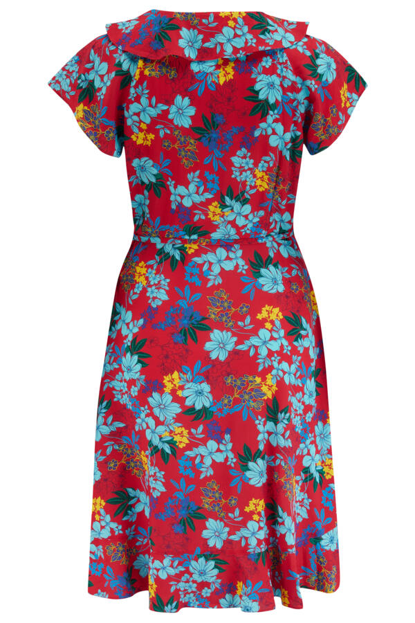 Frill Wrap Beach Dress