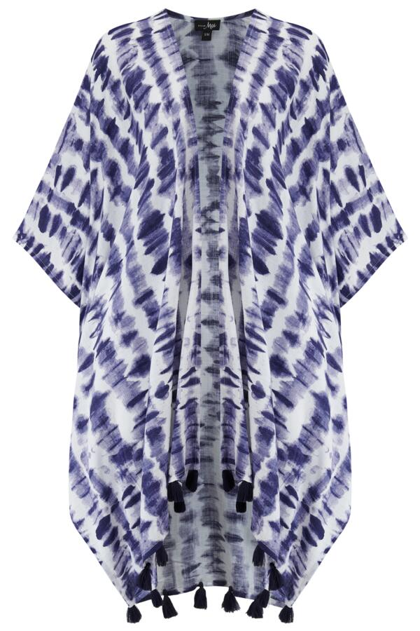 Woven Tassel Kimono