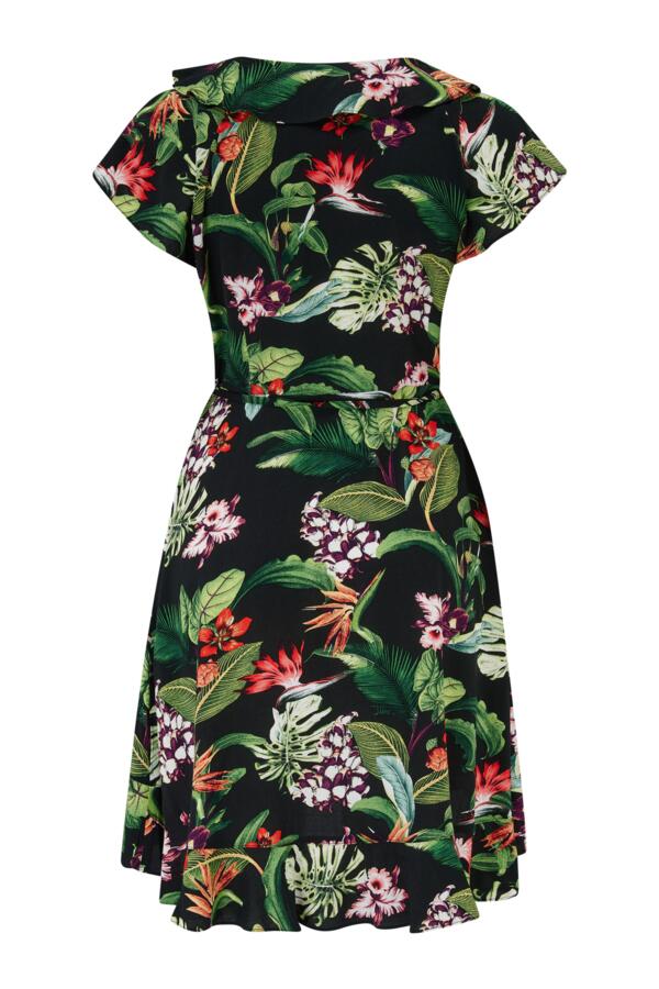 Frill Wrap Beach Dress