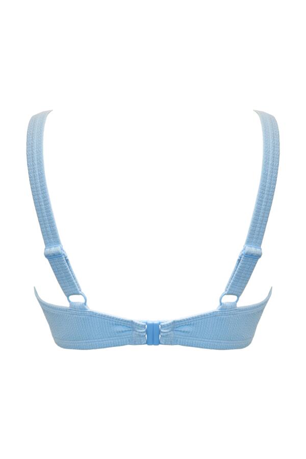 Cali Ribbed Texture Hidden Underwired Bikini Top