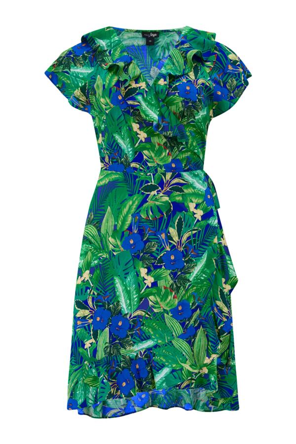 Frill Wrap Beach Dress