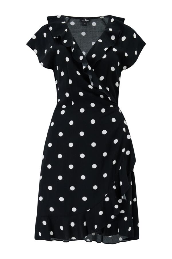 Frill Wrap Beach Dress