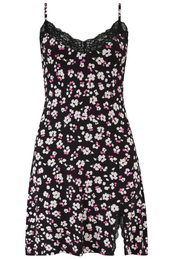 Sofa Loves Lace Hidden Support Soft Jersey Split Chemise