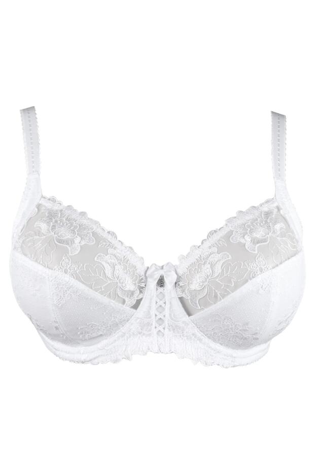 Sofia Lace Embroidered Side Support Bra D-J