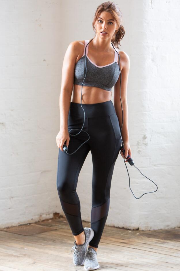 Energy Mesh Panel Sports Leggings
