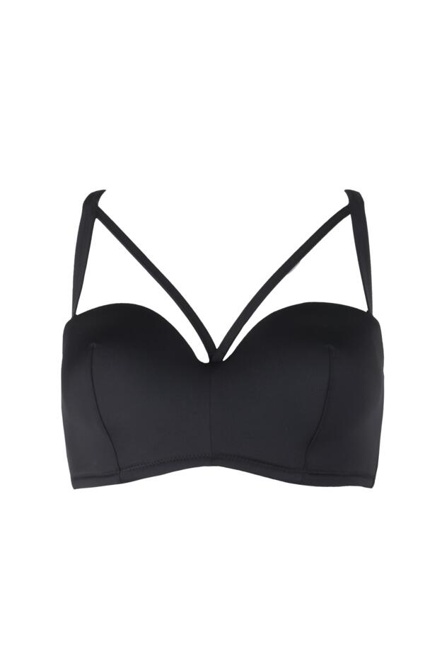 Space Strapless Lightly Padded Underwired Bikini Top