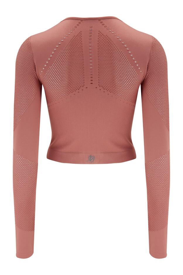 Energy Seamless Cutout Long Sleeve Yoga Crop Top