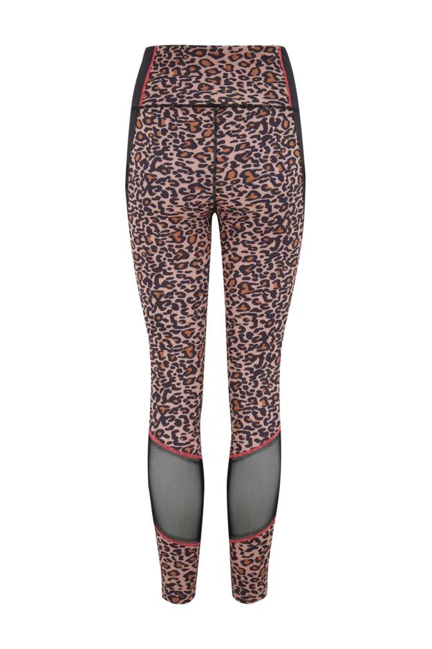 Energy Printed Mesh Panel Legging