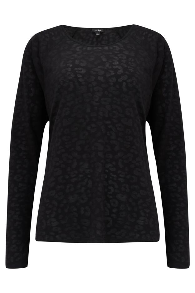 Leopard Burnout Yoga Top