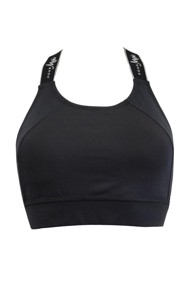 Energy Logo Elastic Yoga Crop Top