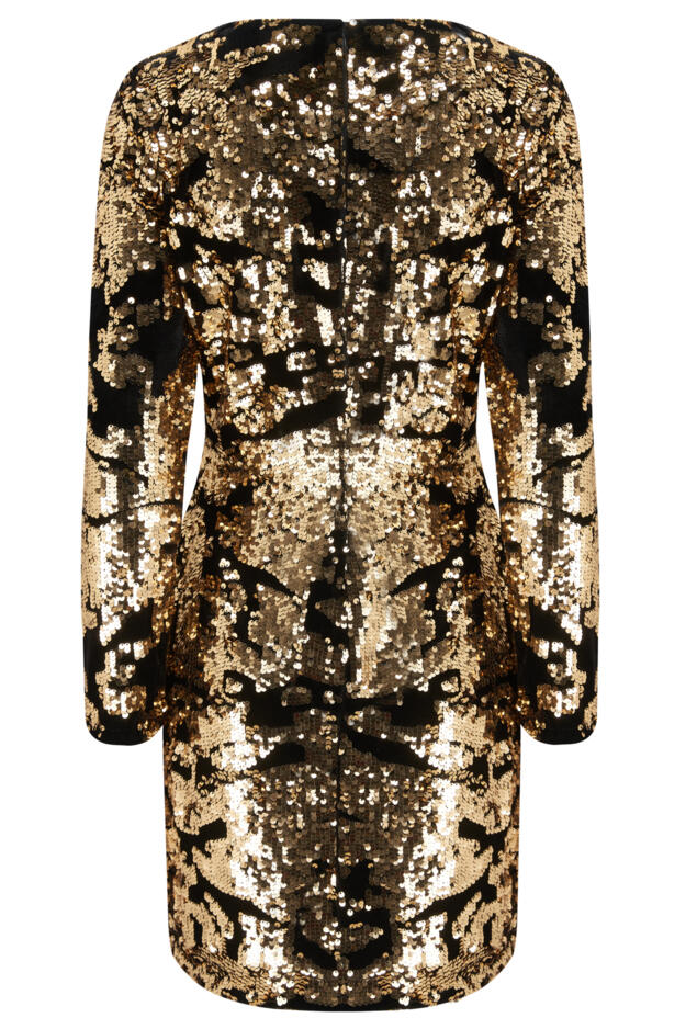 Selena Velvet Sequin Mini Dress 