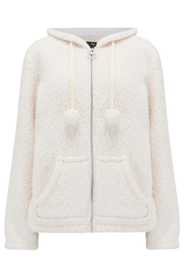 Cosy Borg Dressing Gown Hoodie