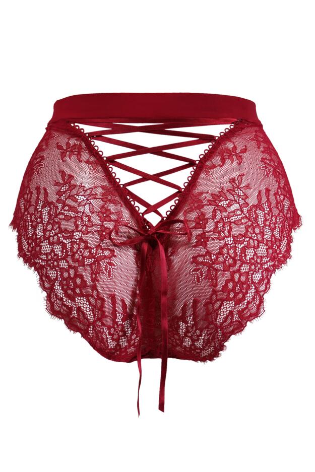 Dark Romance Deep Lace Up Brief