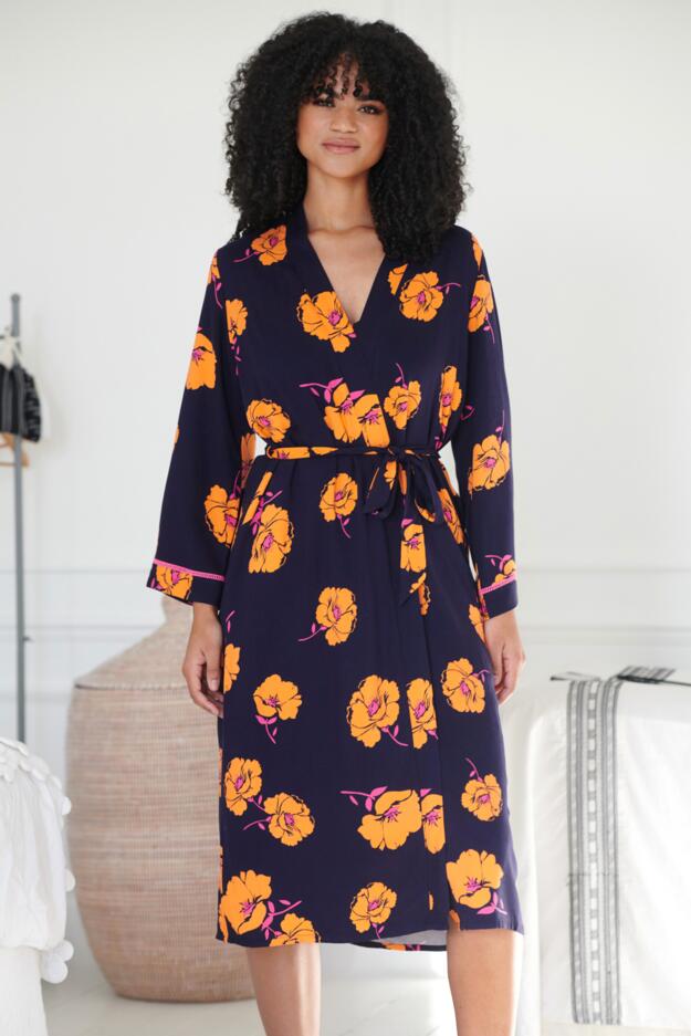 Luxe Woven Twill Longline Gown