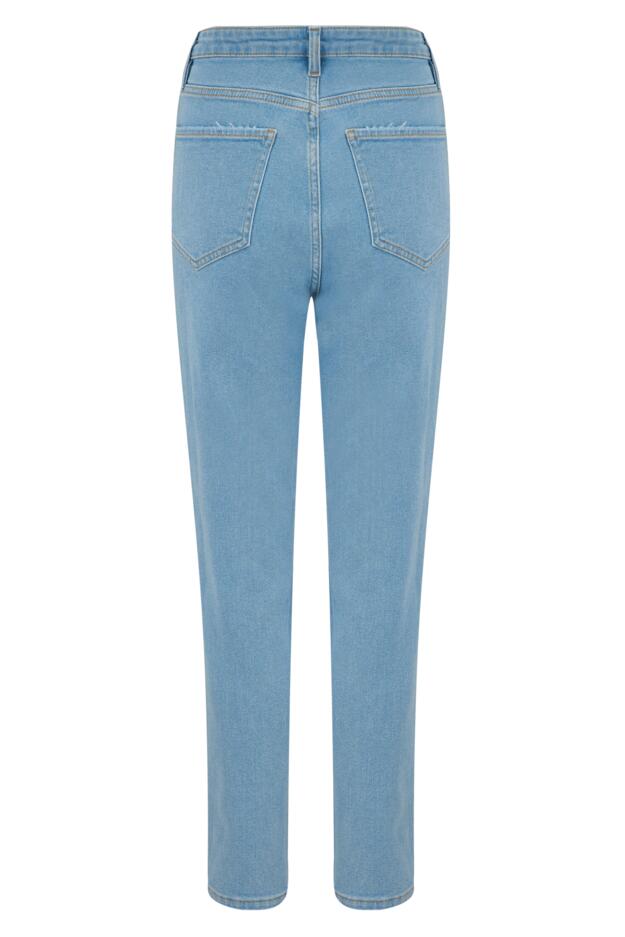 Aubrey Denim High Waist Mom Jeans