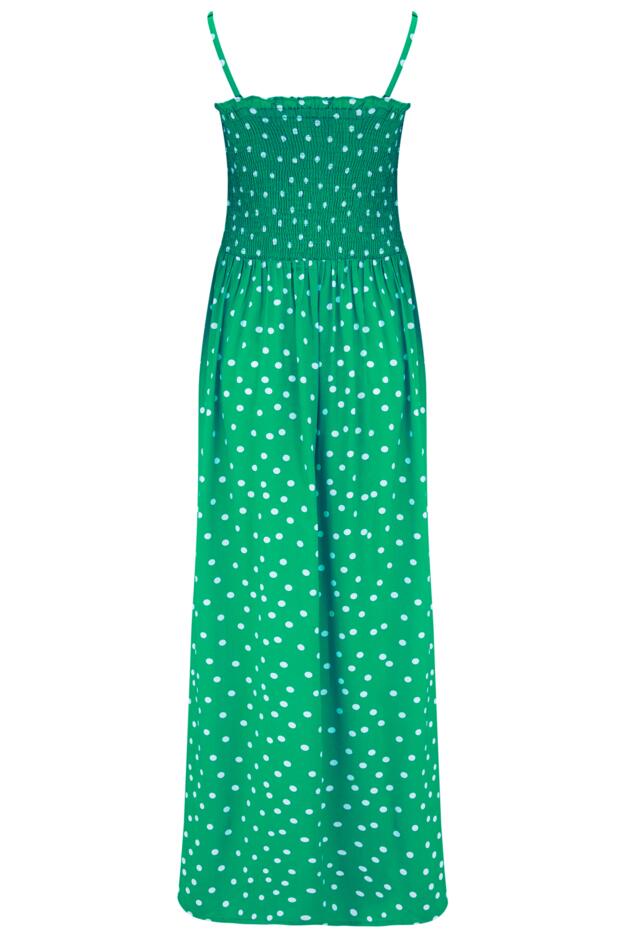 Strapless Shirred Bandeau Maxi Beach Dress