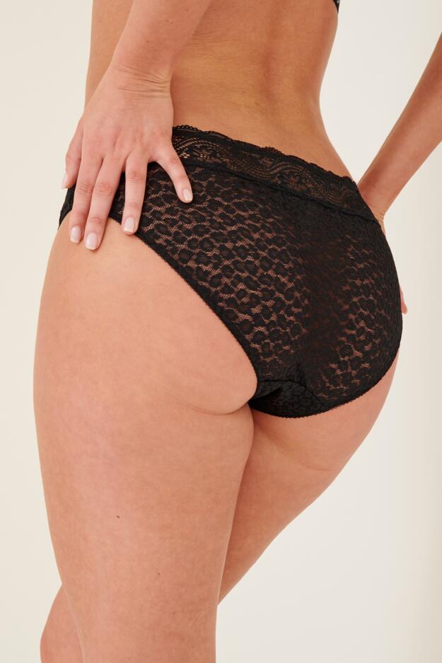 Leopard Lace Bikini Brief 