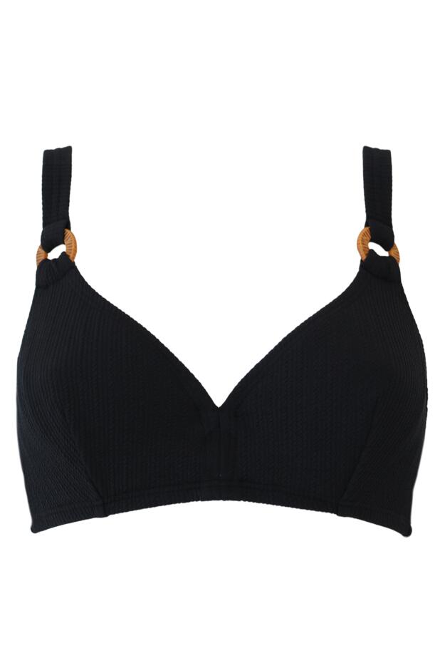 Cali Ribbed Texture Hidden Underwired Bikini Top 