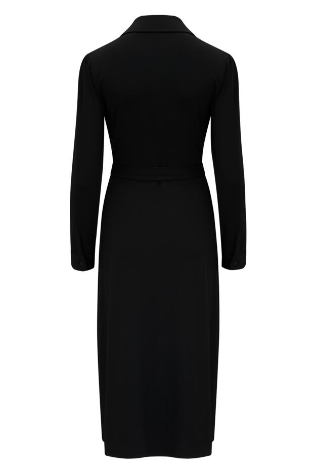 Bailey Slinky Jersey Midi Shirt Dress