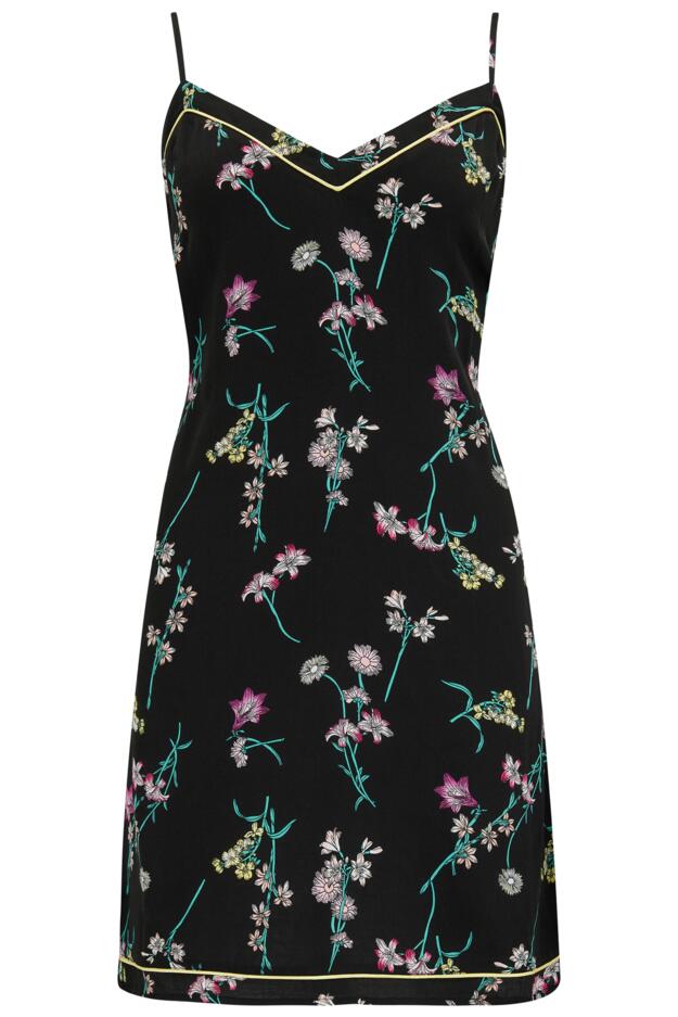 Luxe Woven Contrast Trim Chemise