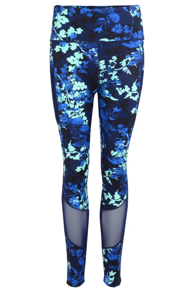 Energy Printed Mesh Panel Legging