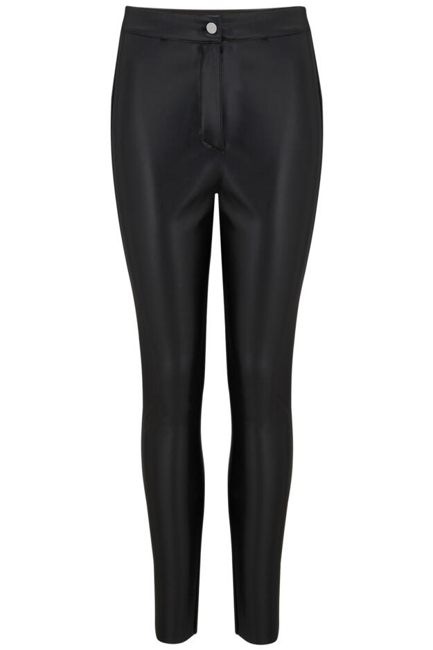 Elise Stretch Faux Leather Skinny Trouser