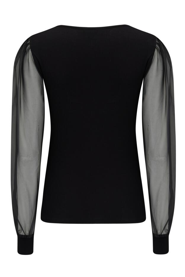Rae Chiffon Sleeve Jersey Top